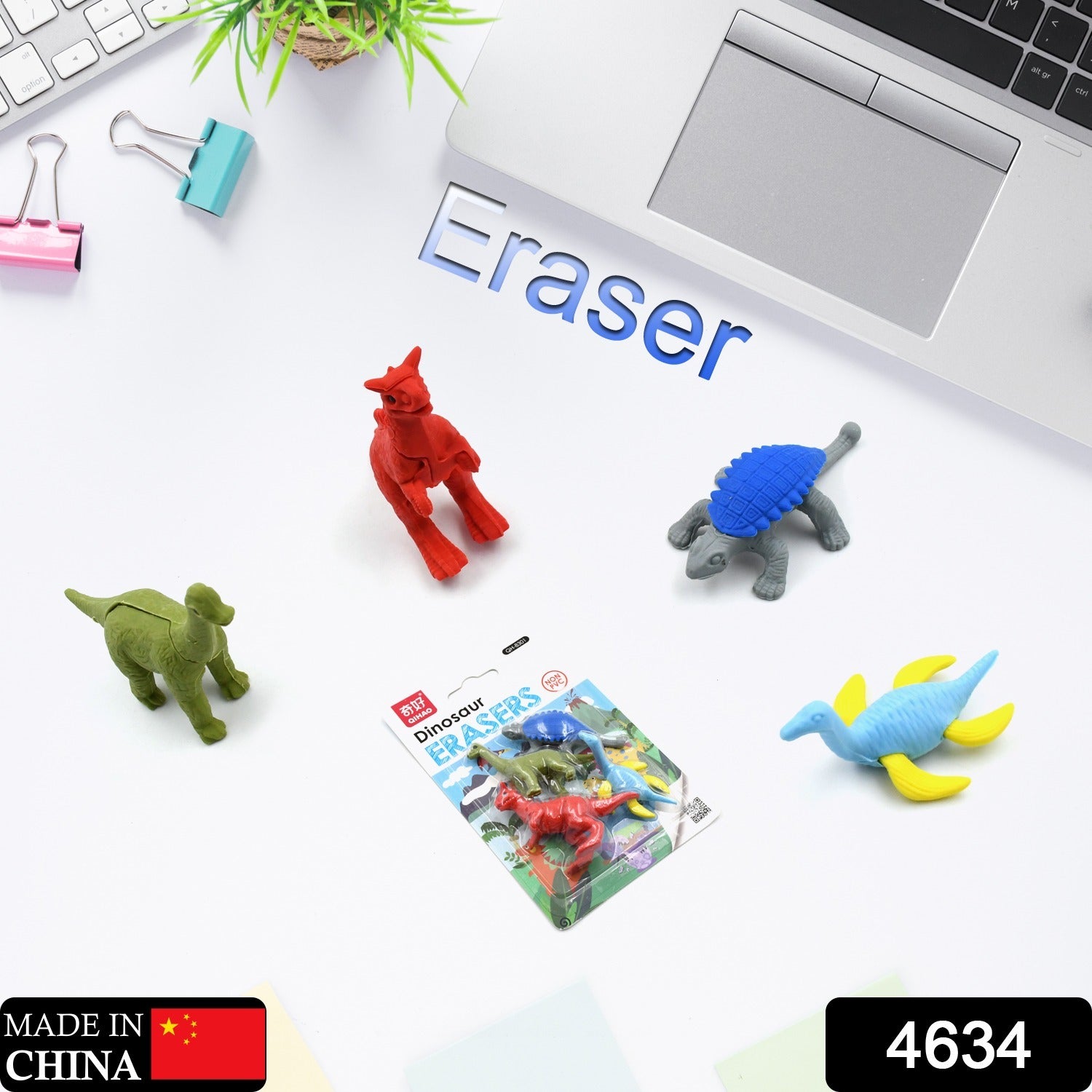 4634 Small Dinosaur Shaped Erasers Animal Erasers for Kids, Dinosaur Erasers Puzzle 3D Eraser, Desk Pets for Students Classroom Prizes Class Rewards Party Favors for Toddlers, Soft Non-Dust Stationery Activity Toy, for School Supplies (4 Pc Set) 4634 Small Dinosaur Shaped Erasers Animal Erasers for Kids, Dinosaur Erasers Puzzle 3D Eraser, Desk Pets for Students Classroom Prizes Class Rewards Party Favors for Toddlers, Soft Non-Dust Stationery Activity Toy, for School Supplies (4 Pc Set)